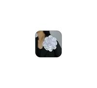 Grandes épingles à fleurs en tissu pour vêtements - Grande broche délicate et élégante pour fête de mariage, danse, banquet, robe d'invitée, robe d'invitée, accessoires de costume - 19 cm, Métal, Pas