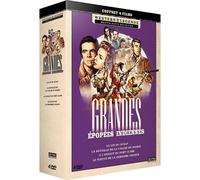 Grandes Épopées Indiennes - Coffret 4 Films : La Loi Du Scalp + La Bataille De La Vallée Du Diable + À L'assaut Du Fort Clark + Le Fleuve De La Dernière Chance - Pack