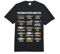Grandes espèces de Poissons d'eau Douce Monstres de rivière d'eau Douce Comfort Colors Adult Heavyweight T-Shirt