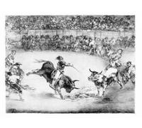 Grandes gravures de Goya : Les Proverbes, la Tauromaquia et les Taureaux de Bordeaux