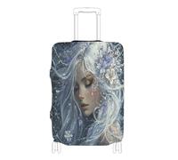 Grandes housses de bagages élastiques pour valises résistantes aux rayures pour valises accessoires de voyage pour bagages de 45,7 à 81,3 cm, Archers game anime girl, L 26-28 in