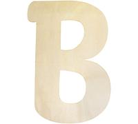 Grandes lettres de l'alphabet en bois brut de 30 cm pour loisirs créatifs, noms d'enfants, lettres de l'alphabet majuscules de 5 mm d'épaisseur, pour décoration de chambre d'enfant, décoration murale