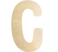 Grandes lettres de l'alphabet en bois brut de 30 cm pour loisirs créatifs, noms d'enfants, lettres majuscules de 5 mm d'épaisseur, pour décoration de chambre d'enfant, décoration murale, peinture