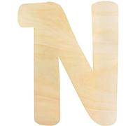 Grandes lettres de l'alphabet en bois brut de 30 cm pour loisirs créatifs, noms d'enfants, lettres majuscules de 5 mm d'épaisseur, pour décoration de chambre d'enfant, décoration murale, peinture à
