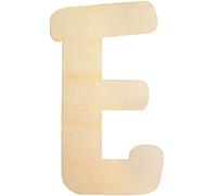 Grandes lettres de l'alphabet en bois brut de 30 cm pour loisirs créatifs, noms d'enfants, lettres majuscules de 5 mm d'épaisseur, pour décoration de chambre d'enfant, décoration murale, peinture à