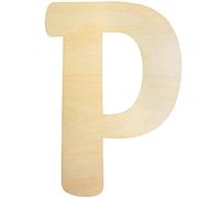 Grandes lettres de l'alphabet en bois brut de 30 cm pour loisirs créatifs, noms d'enfants, lettres majuscules de 5 mm d'épaisseur, pour décoration de chambre d'enfant, décoration murale, peinture à