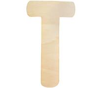 Grandes lettres de l'alphabet T en bois brut de 30 cm pour loisirs créatifs, noms d'enfants, lettres majuscules de 5 mm d'épaisseur, pour décoration de chambre d'enfant, décoration murale, peinture