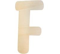 Grandes lettres F en bois brut de 30 cm pour loisirs créatifs, noms d'enfants, lettres majuscules de 5 mm d'épaisseur, pour décoration de chambre d'enfant, décoration murale, peinture d'intérieur
