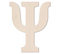 Grandes lettres grecques en bois de 43,2 cm, grandes lettres grecques en bois à peindre pour décoration murale, peinture, travaux manuels, sororité, fraternité, décorations de fête