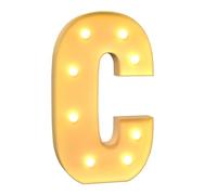 Grandes Lettres Lumineuses De 100 Cm, Cadre De Ballons for Fête d'anniversaire, Mariage, Décoration De Fond, Anniversaire, Fête Prénatale, Décoration De Jour(Letter C)
