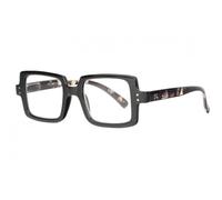 Grandes Lunettes de Lecture Noires Ecailles Originales Prestya - Taille: Dioptrie 1 - Couleur: Noir - Homme