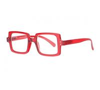 Grandes Lunettes de Lecture Rouges Originales Classe Prestya - Dioptrie 2 - Rouge
