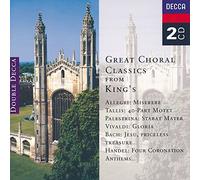 Grandes oeuvres chorales du Choeur "King's college"