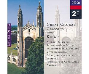 Grandes oeuvres chorales du Choeur "King's college"