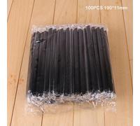 Grandes Pailles Pour Milk-Shake, 100 Pièces, 7.5 Pouces, Perles, Boba, Thé Au Lait, Smoothie, Fête