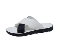 Grandes pantoufles pour homme comme chaussures d'extérieur sous des sandales de loisirs polyvalentes - Combinables avec un jean pour une liberté d'orteils aérée grâce à la conception ouverte - Semelle