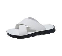 Grandes pantoufles pour homme comme chaussures d'extérieur sous des sandales de loisirs polyvalentes - Combinables avec un jean pour une liberté d'orteils aérée grâce à la conception ouverte - Semelle