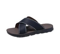 Grandes pantoufles pour homme comme chaussures d'extérieur sous des sandales de loisirs polyvalentes - Combinables avec un jean pour une liberté d'orteils aérée grâce à la conception ouverte - Semelle