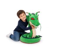 Grandes peluches XXL - compatibles avec Stitch, Sonic, Spiderman, Bob l'éponge, Grinch, Minecraft et plus encore, licence originale 70-120 cm (Dragon Shenlong Dragonball 60 cm)
