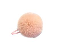 Grandes pinces à cheveux colorées pour enfants - Mini épingles à cheveux mignonnes pour tout-petits filles - Accessoires doux pour bébés et enfants - Marron (5 cm x 5 cm)