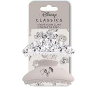 Grandes pinces à cheveux Disney 101 Dalmatiens | Lot de 2 pinces à cheveux classiques, idéales pour maintenir les cheveux longs ou abondants pour les filles