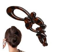 Grandes pinces à cheveux en forme de banana vintage - Pinces à cheveux torsadées avec fermeture à vis - Accessoires de coiffure adhérents pour toutes les longueurs et types de cheveux