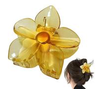 Grandes pinces à griffes à fleurs,pinces à cheveux à fleurs | Clip de griffe de fleur de cheveux tropicaux clairs,Pince à cheveux tropicale pour éviter de, épingle à cheveux pour femmes
