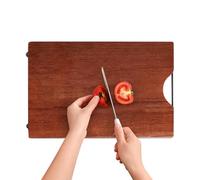Grandes planches à découper en bois, pratiques, multifonctionnelles | Planche à découper antidérapante pour cuisine, camping, voyage, cuisine, préparation, bloc en bois