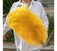 Grandes Plumes d'autruche moelleuses, 10 pièces, Plumes d'autruche Naturelles 50-55CM pour centres de Table de Mariage, décoration de fête de Carnaval
