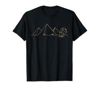 Grandes pyramides et sphinx d'Égypte - Design élégant T-Shirt