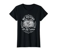 Grandes Pyrénées : Moi, Je résous Mes problèmes, Sommeil, Sieste drôle T-Shirt Graphique avec Valeur