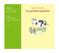 Grandes questions livre lu CD audio de 33 min - Agnès Desarthe - Ecole Des Loisirs - Texte lu (CD) - Textes lus CD