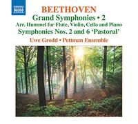 Grandes Symphonies (Volume 2) - Symphonies N° 2 et N° Pastorale" (Arr. pour Flûte, Violon, Violoncelle et Piano Hummel)