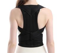Grandes Tailles XS-5XL Correcteur De Posture Ceinture Lombaire Et Dorsale Redresseur De Dos Ajustable Soutien des Épaules, De La Nuque Et des Clavicules Correction De La Cyphose(5XL)