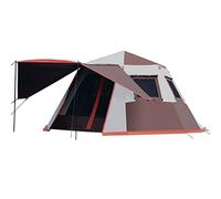 Grandes tentes de Camping automatiques avec Porche, 4-6 Homme de Tente instantanée Pop-up Dome Familial Tente 4 Saisons étanche Tente de Camping extérieur avec Le Vent avec bche extérieure Amovible