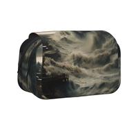 Grandes vagues. Trousse portable idéale pour organiser les stylos au bureau ou ranger des pinceaux de maquillage