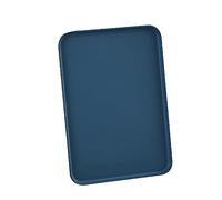 Grandest Birke Plateau de service multifonction de grande capacité en plastique - Plateau de rangement pratique pour la maison - Anti-déformation et résistant aux chocs - Petit plat à gratin rond pour