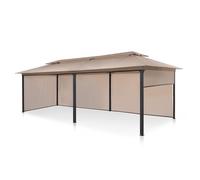 Grandezza Cortina pavillon de jardin 3x6 m 4 parois latérales
