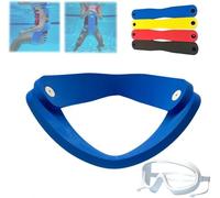 Grandfloats Floats Float-n-fold Chaise longue à eau pliable 3 en 1 pour piscine, salon de piscine stable pour enfants, sièges de fête (# + lunettes de natation)