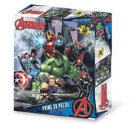 Grandi Giochi Avengers Puzzle lenticulaire Horizontal avec 500 pièces incluses et Emballage avec Effet 3D-PUA03000, PUA03000