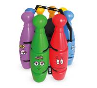 Grandi Giochi- Grandi Giochi-BAP39000 Barbapapà Set de quilles avec Balle Incluse, BAP39000, Multicolore