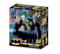 Grandi Giochi DC Comics Joker Puzzle lenticulaire Horizontal avec 500 pièces incluses et Emballage avec Effet 3D-PUD02000, PUD02000