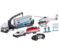 Grandi Giochi GG00906 Teamsterz Set Police Die cast, Blanc