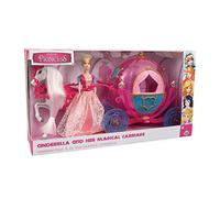 Grandi Giochi GG03027 Princess Cendrillon avec sa Voiture Magique