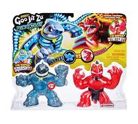 Grandi Giochi - Goo JIT Zu Dino X-Ray Versus Pack, Dinosaures aux Rayons X. Deux Personnages dans la boîte GJT25000