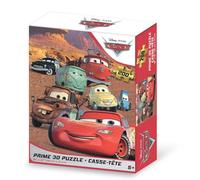 Grandi Giochi- Saetta McQueen Puzzle lenticulaire Horizontal Cars Disney avec 200 pièces incluses et Emballage avec Effet 3D-PUC0000, PUC00000