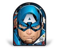 Grandi Giochi Marvel Avengers Capitan America Puzzle lenticulaire Vertical, avec 300 pièces incluses et boîte en étain avec Effet 3D-PUB01000, PUB01000