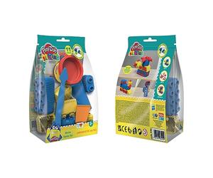 Grandi Giochi Play Doh Blocks, Lot de 11 pièces avec Construction et pâte à Modeler, Pld05000