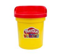 Grandi Giochi Play Doh Blocks, Seau/Chaise Conteneur, 17 Pièces avec Constructions et Pâtes à Modéliser, Pld02000