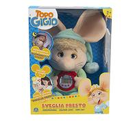 Grandi Giochi, TOPO GIGIO Presto TPG18000 Réveil avec Horloge numérique et Deux chansons Originales